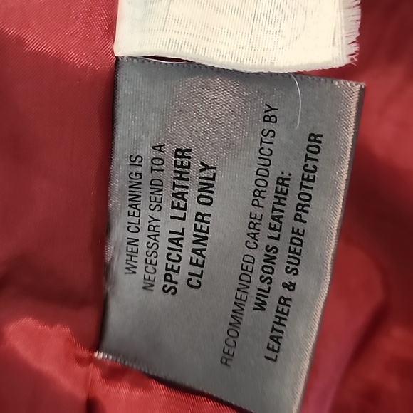 Wilson's Leather Moto Jacket Black /Brown Leather Jacket - Picture 4 of 16